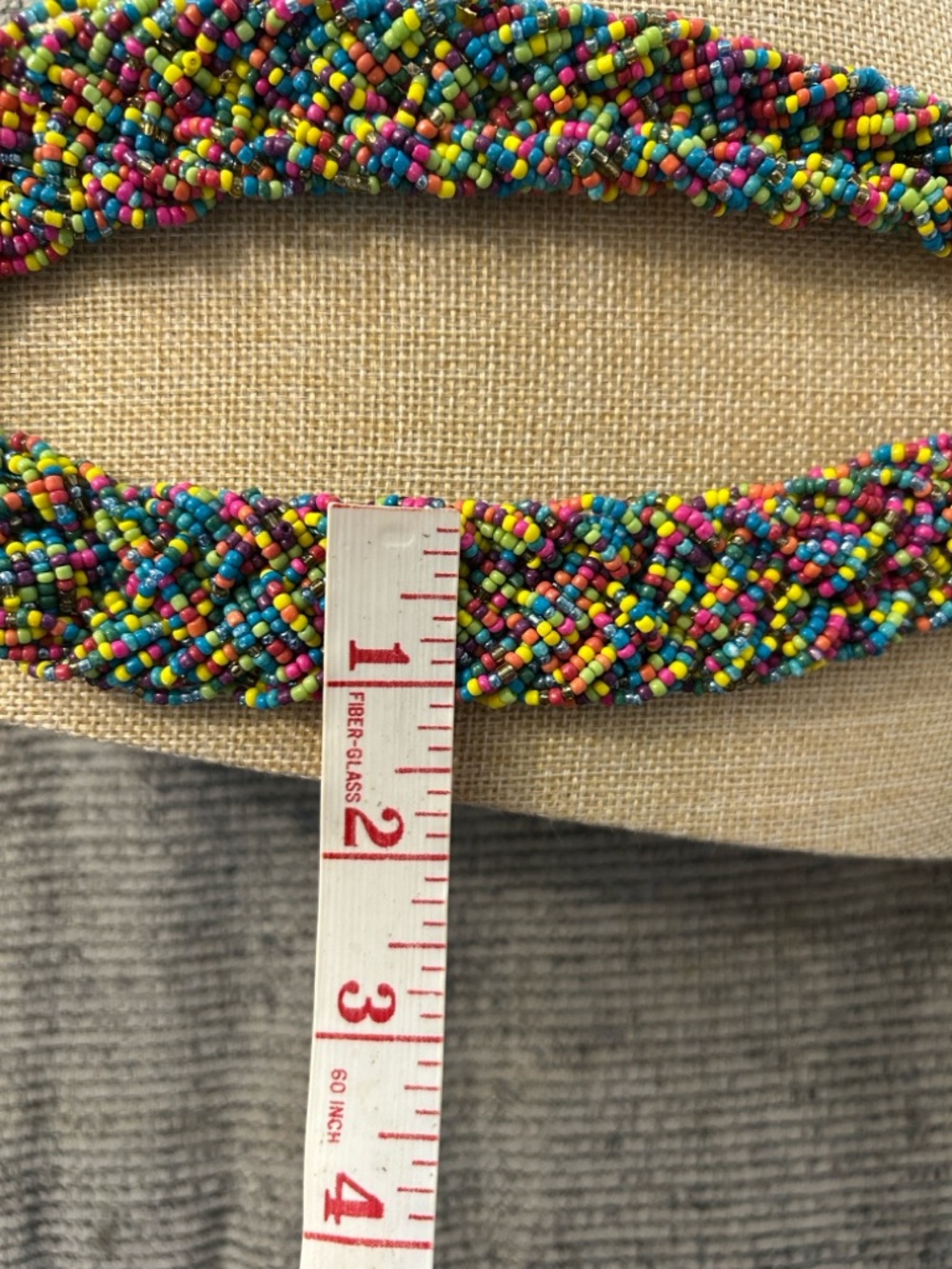 🟢 10/$20 Multicolor Seed Bead Braided Necklace - Women Jewelry - Picture 7 of 9